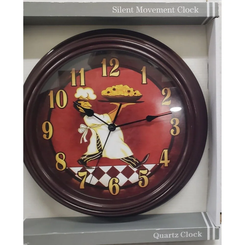 Plastic Kitchen Wall Clock, 12